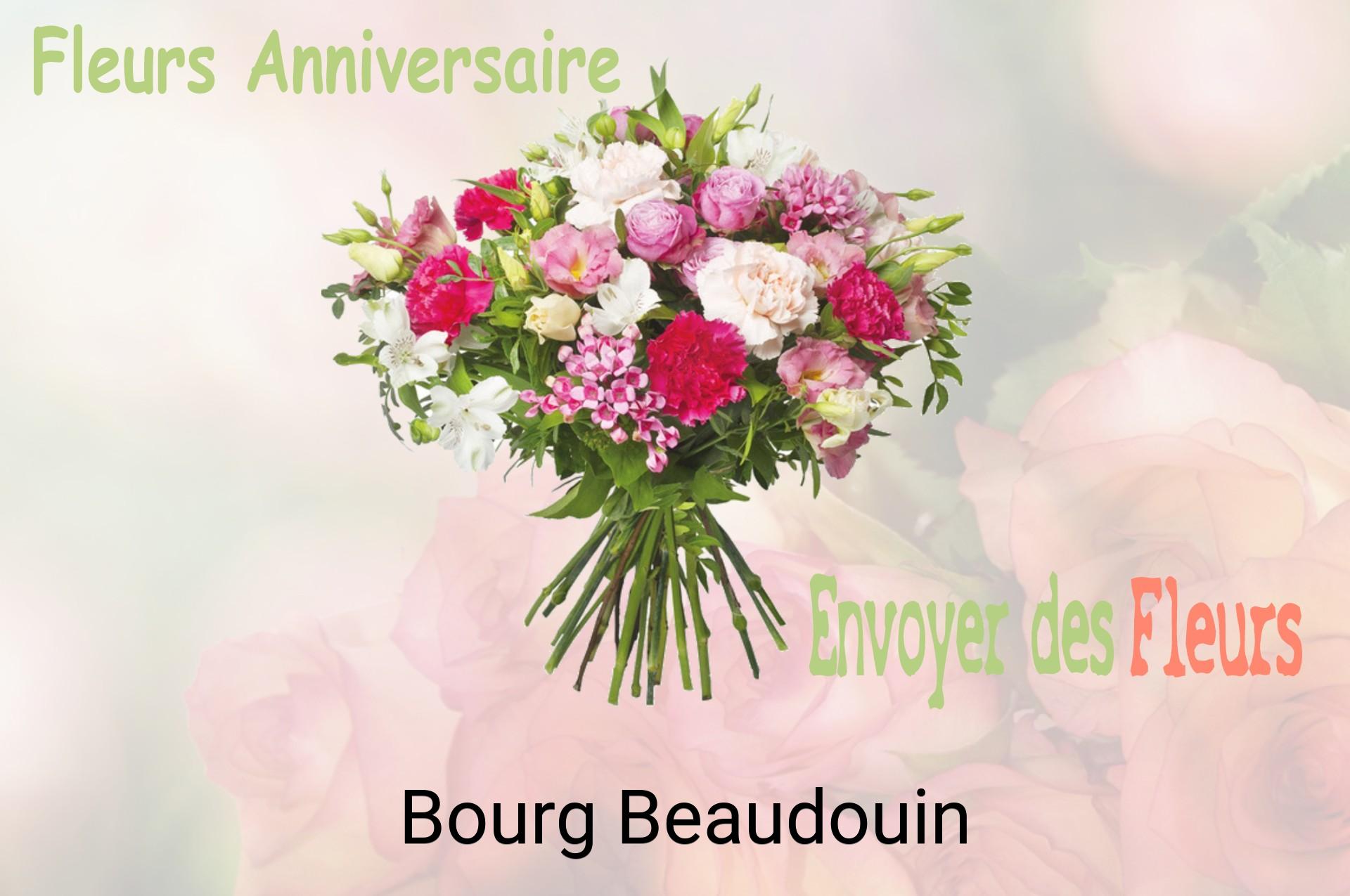 Bouquet de fleurs d’anniversaire livré à Bourg-Beaudouin